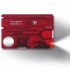 Victorinox SwissCard Lite Ruby 12 Funktionen transparent rot