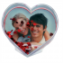Zep Foto Kugel Cuore Set 6x P9008 9x9 cm