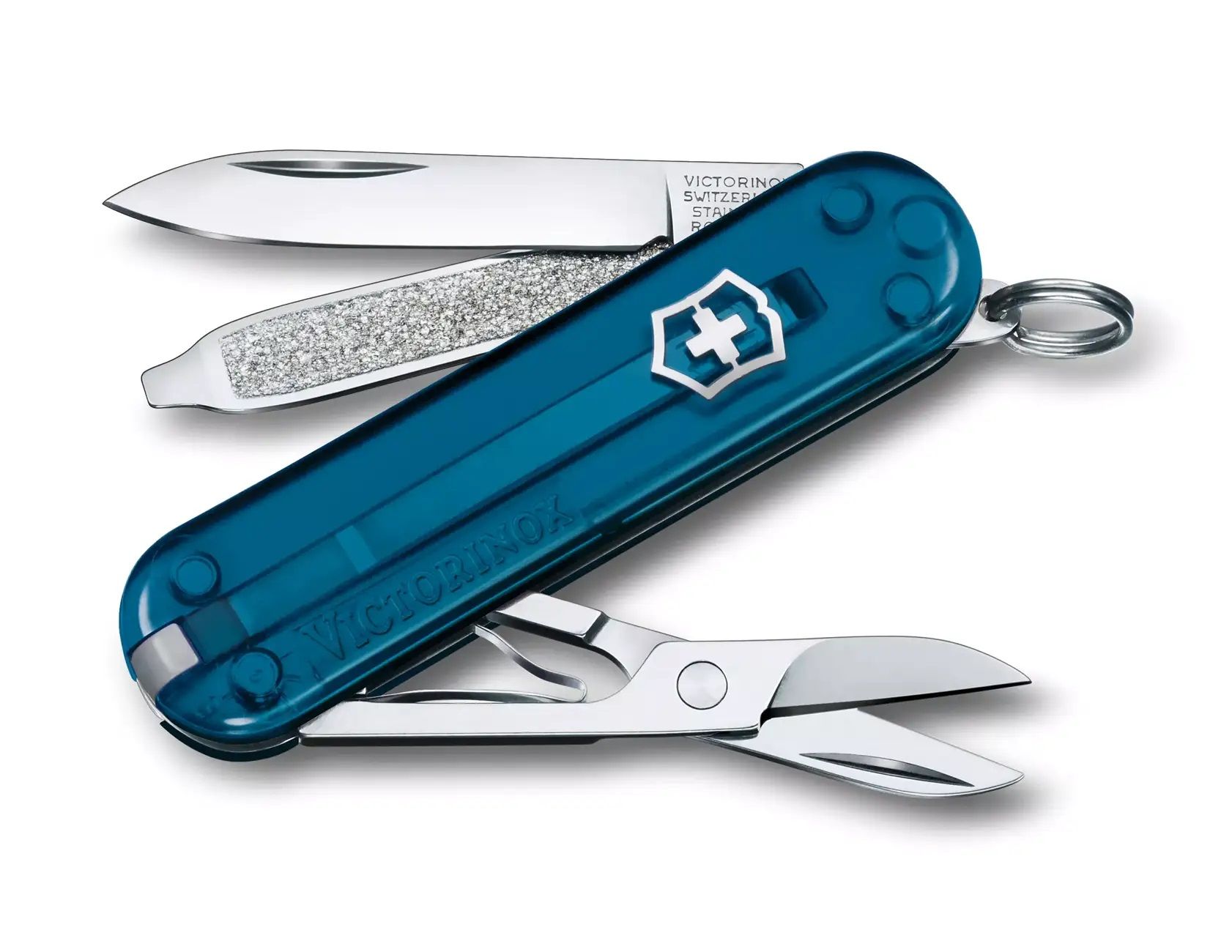 Victorinox Classic SD Transparent Colors Sky High 7 Funktionen Schweizer Taschenmesser